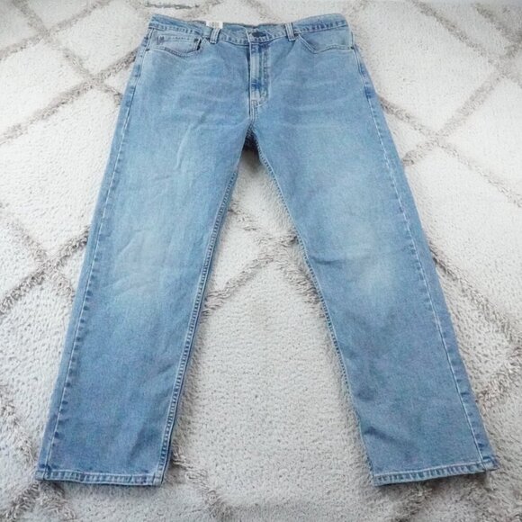 Levi's Other - Levi's 505 Straight Leg Jean Mens 38x30 Blue Denim Zip Fly